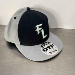 The Game Pro Official On The Field Florida Logo Baseball Hat Gray Black Cap Sz X